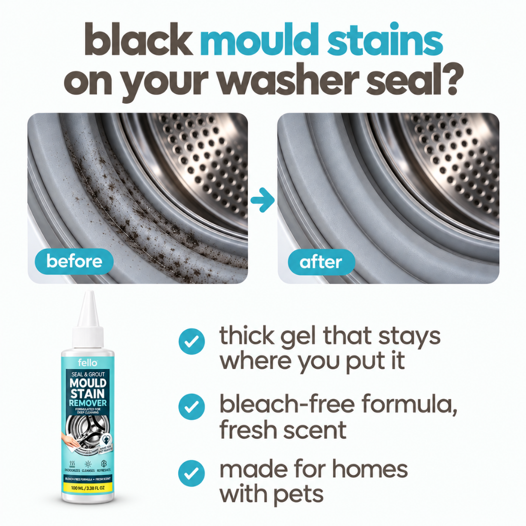fello™ - Gel Décrasse-Joints – taches noires de moisissure