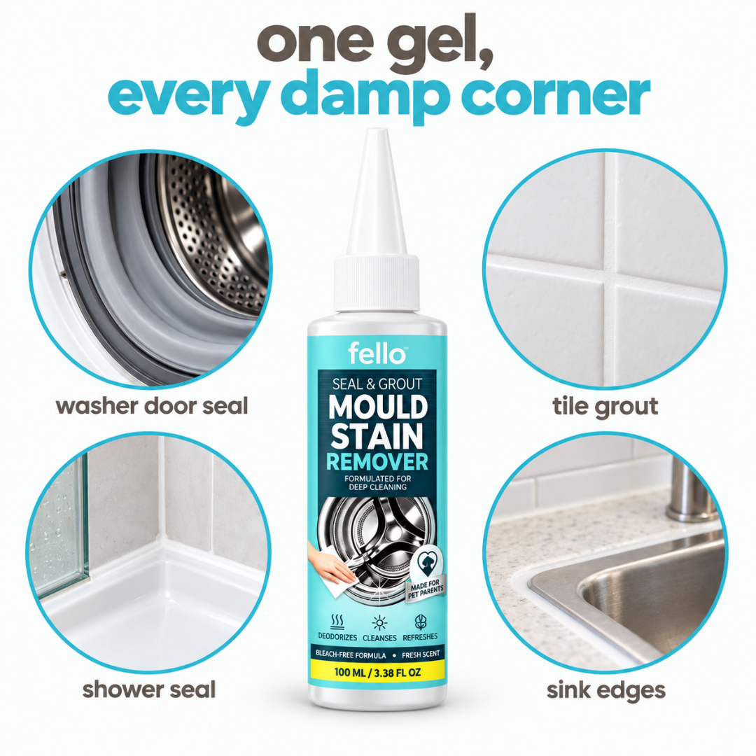 fello™ - Gel Décrasse-Joints – taches noires de moisissure